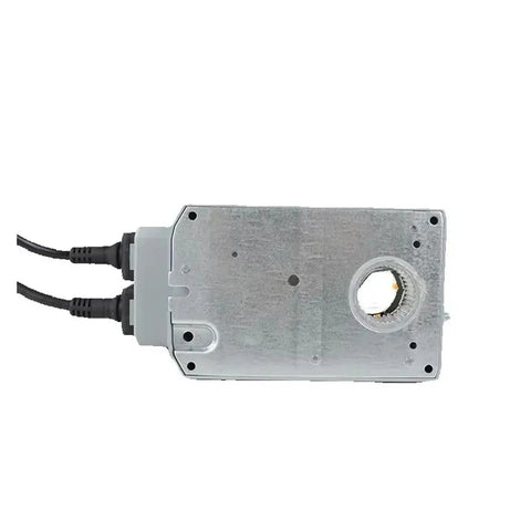 High Performance Sm230AXSR Damper Actuator with metal casing, power connectors, and gear for HVAC and industrial automation.