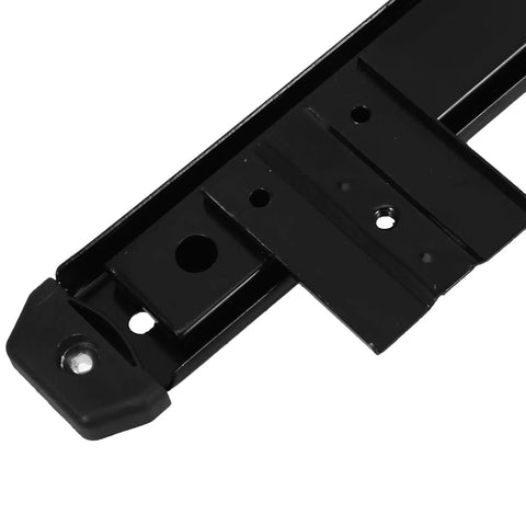 Slick Glide Keyboard Tray Slides With Bottom Mount Drawer Rails 35mm Width Cold Rolled Steel For Office Desk Replacement close-up of track