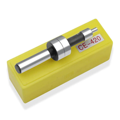 Universal Milling Machine Finder Tool Set For Lathes And Mills, Pro Grade Wiggler Finder on yellow packaging CE-420