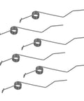 Cool 6pcs Black Torsion Springs For Trash Can Lid Replacements That Fix Your 100 Liter Garbage Bin And Bring The Lid Back Fast With Ease. Six black metal springs