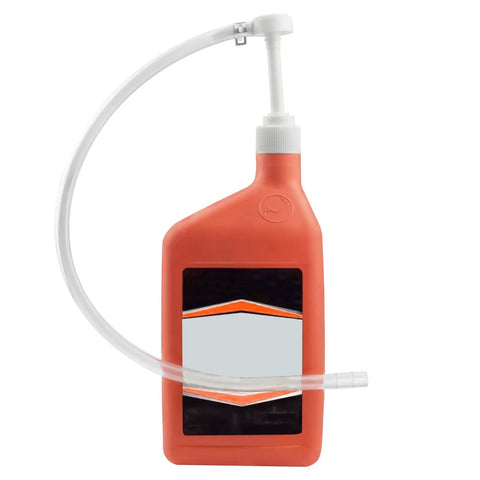 Quart Bottle Hand Pump No Spill For Gear Oil And Transmission Fluids 8cc Stroke Capacity 28mm Bottle Cap Fit Easy Siphon