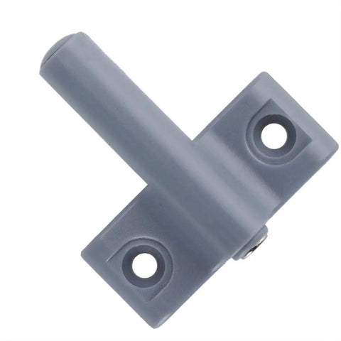 Close-up of grey Cabinet Door Damper with Magnetic Tip for Quiet Close and Smooth Soft Close Release Catch