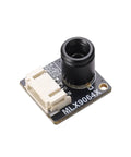 Close-up of Budget Friendly Thermal Imaging Camera With 32x24 IR Sensor And I2C For Raspberry Pi Arduino STM32 Projects Built For Firefighting Security Monitoring HVAC Electrical Maintenance And More, featuring compact design with Melexis MLX90640 sensor.