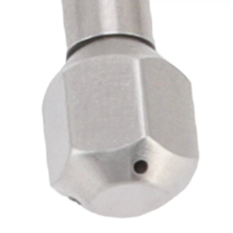 Close-up of stainless steel coffee steam wand nozzle for 680 685 coffee machines, featuring durable design and high temp resistance.