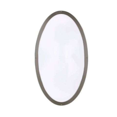 Dope Oil Rubbed Bronze LED Flush Mount Ceiling Light, Oval, 32 Inch, front view
