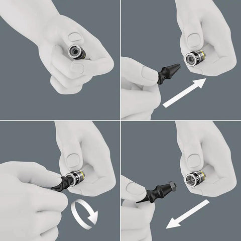 Zyklop One Quarter Inch Socket Belt Set With Holding Function On A Tough Textile Belt 10 Piece Metric Socket Kit, unlock steps
