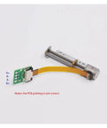 Solid 29Mm Stroke Linear Actuator DC 5V To 6V With 8Mm Stepped Shaft And Dual Phase Four Wire Stepper For Smooth Glide Action and Pain Free Prototype Builds with PCB connector.