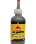 AGS Extra Fine Graphite Dry Lubricant 2 Oz Pack Of 12 Black Ultra Slick Dry Lube bottle with nozzle and yellow label