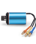 Beefed Up Brushless Motor With Pinion And Set Screw Upgrade Kit For One To Eighteen Scale RC Cars Fits 18859A M1904 M1905 Blue