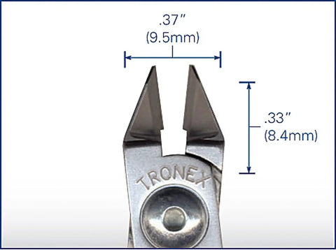 Cutters With Taper Head Relieved Flush Edges And Standard Handle Made In Usa From High Grade Alloy Steel Hardened To HRC 63 With Bearing Ring Lap Joint Design For Precision 16 Gauge And Finer Sheet Metal Work