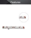 Five Pack Pro Grade 10K Linear Potentiometers Carbon Film Faders with 3 Pins Slide Potentiometers for Dimming and Tuning