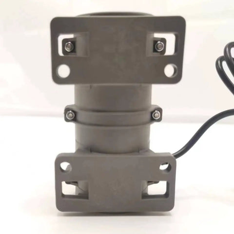 24V Vibration Motor With 110V Adjustable Speed Power Adapter 3800 RPM Shaker Motor For Massage Beds And Vibration Chairs Beefy Quiet Easy Install For Home Use, gray metal motor