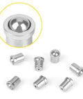 Top Shelf 304 Stainless Steel Ball Plungers Set Of Twenty Slick Positioning Beads, showcasing spring loaded pins in various sizes.
