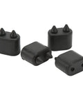 Premium High Strength Rubber Door Jamb Bumpers Kit Stopper Pads For Cutlass Ciera Noise Reduction Silent Hitting And Heavy Duty Body Protection Upgrade, 4 black rubber pads