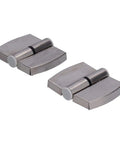 Rock Solid Gravity Hinges For Left Hand Interior Doors Self Closing Hydraulic Hardware featuring stainless steel construction.