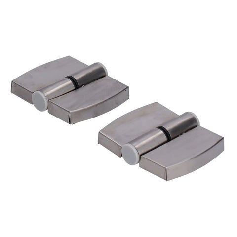Rock Solid Gravity Hinges For Left Hand Interior Doors Self Closing Hydraulic Hardware featuring stainless steel construction.