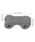 Eyeglasses Hinge Replacement Kit With Silicone Frame Connectors For Glasses And Sunglasses, 4 Pack, silicone connector dimensions