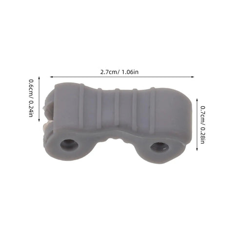 Eyeglasses Hinge Replacement Kit With Silicone Frame Connectors For Glasses And Sunglasses, 4 Pack, silicone connector dimensions