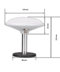 Four System GNSS Antenna With Magnetic Base And TNC Male Connector dimensions for GPS Beidou GLONASS Galileo positioning
