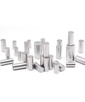 Five Hundred Piece HRC62 Bearing Steel Cylindrical Dowel Pins For Precision Alignment And Locating, various sizes displayed
