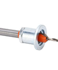 Rock Solid Countersink Drill Bit Set With Adjustable Depth Battle Tested Tungsten Steel Alloy Counterbore Bits showing a precision bit with adjustable depth ring.