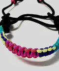 Rainbow and black bitless bosal attachment for your headstall easy clip on bitless horse tack affordable way to ride bitless