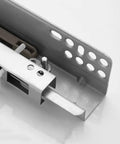 Heavy Duty Soft Close Drawer Slides Full Extension Undermount Runners Built Tough For Kitchen Cabinets 250mm metal glide mechanism close-up