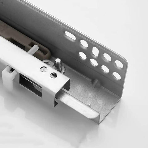 Heavy Duty Soft Close Drawer Slides Full Extension Undermount Runners Built Tough For Kitchen Cabinets 250mm metal glide mechanism close-up