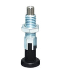 Built Tough Retractable Alignment Dowel Pin With Self Locking Knob And Spring Loaded Mechanics Made From Zinc Plated Carbon Steel.