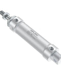 Slick Compact 40mm Bore Pneumatic Cylinder With 75mm Stroke Aluminum Round Body Double Acting Air Cylinder For Industrial Automation