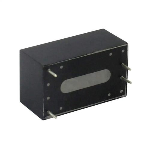 Black rectangular module from Five Pack AC To DC 220V 3.3V Isolated Buck Power Supply Module Step Down Converter for switches.