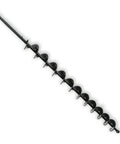 24 Inch Earth Auger Bit With 8mm Hex Shank For Yard Garden Planting Posts Or Umbrella Hole Digger Heavy Duty Steel Pro Grade