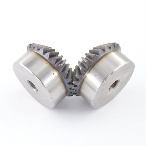 Bevel Gear 1 To 1 2.5 Module Steel 45 Gear With 15T 16T 17T 18T 30 Teeth, 90 Degree Transmission Gear For Geared Motors