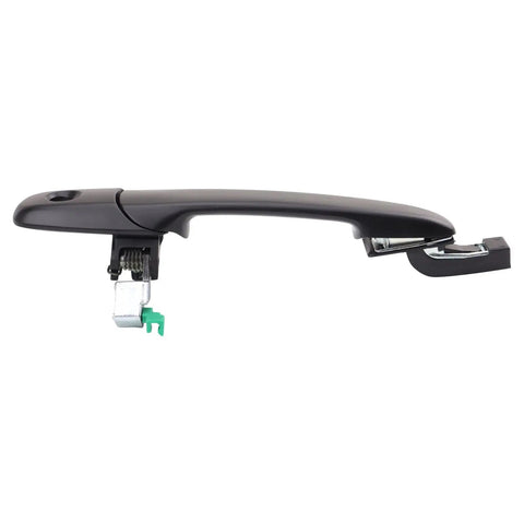 Front Driver Side Exterior Door Handle Keyhole Without Keyless Entry Black Smooth Paint To Match Direct Fit Replacement For Mazda