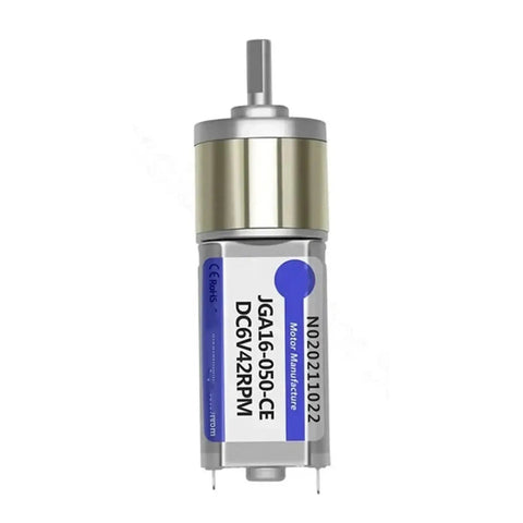 1Pc Dc Gear Motor Rips Through 6V Or 12V Tasks With Super Quick Speed Tweaks From 12 To 923 RPM Forward Or Backward A Heavy Duty Bad Boy For Diy Crafts And Car Mods You Gonna Love - compact design with metallic casing.