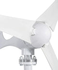 Close-up of 400W Wind Turbine Generator for Home Power, 3 Blade Windmill, Horizontal Shaft Setup, eco-friendly and durable design