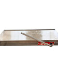 Front view of 6x18 Inch Rectangular Magnetic Chuck For Lathe Work And Surface Grinding Permanent Magnet Chuck With 100 To 120 N Per Sq Cm