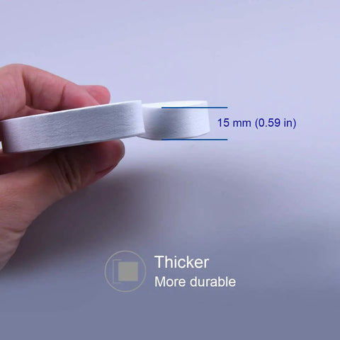 Thickness comparison of Six Pack Soft Foam Door Stopper Guard For Kids And Pets Prevents Finger Pinch Injuries From Slamming Doors