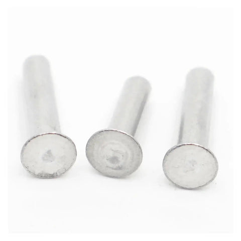 These Badass Aluminum Countersunk Solid Rivets Deliver Slick Flush Finish And Heavy Duty Performance Perfect For Top Notch Workshop Or Industrial Jobs In M2 Through M8 Sizes Packed Twenty Pieces