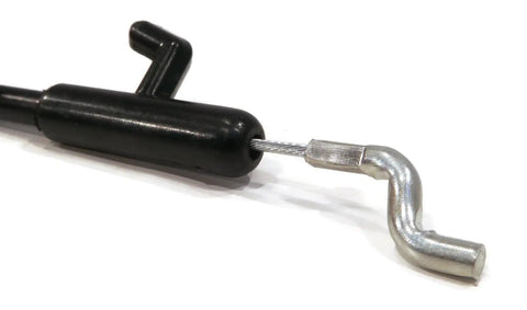 Engine Control Cable for 2008 Troy-Bilt Lawn Tractors 11A-436M011 11A-436M066 11A-436N211 Replacement cable end detail