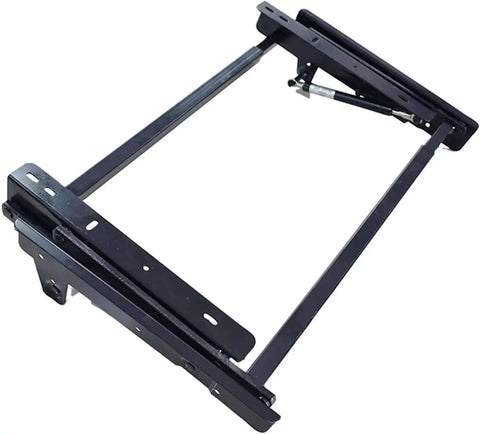 Lift Up Top Coffee Table Kit With Solid Metal Frame And Spring Hinge, showing steel frame and hydraulic hinge for DIY conversion