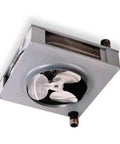 Heavy Duty Suspended Vertical Hydronic Unit Heater, 16 Inch Height, 3200 CFM Airflow, steam or water heating for commercial spaces.