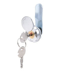 Drawer Cabinet Cam Lock With One Half Inch Cylinder Length Fits Panels Up To One Quarter Inch Thick Brass Core Keyed Alike Dust Proof Cover