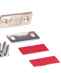 Super Sleek No Damage Cabinet Door Catches With Screws for Wardrobe And Drawer. Easy Install Thin Design Kitchen Latch and screws.
