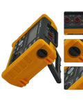 High Voltage Digital Insulation Resistance Tester with DCV and ACV Detection, 1000 Volt Range in rugged yellow case