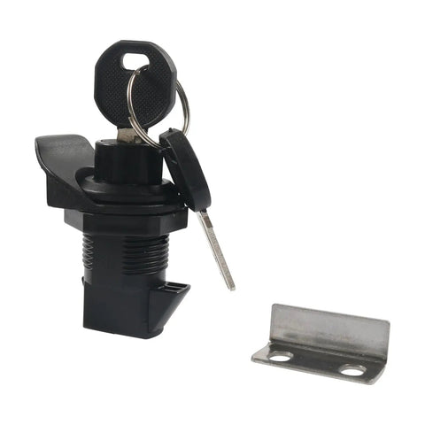 Rugged Nylon Push Button Latches For Truck Storage And Electrical Enclosures With Low Profile Locking Mechanism Built To Withstand Humidity