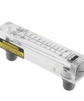 Glass Panel Liquid Flow Meter For Water 0.2-2 GPM And 1-7 LPM Easy Read Glass Water Measuring Meter with Clear Dial