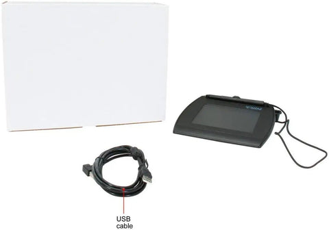 Slick 4x5 Inch Backlit LCD Signature Capture Pad With Responsive Touchscreen For Digital Signatures and Counter Checkout Hassle Free Mount, USB cable included.