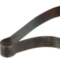 Close-up of metal spring from 4 Piece Mechanical Clock Main Spring Repair Kit For Wind Up Alarm Clocks Replacement Parts And DIY Timepiece Restoration