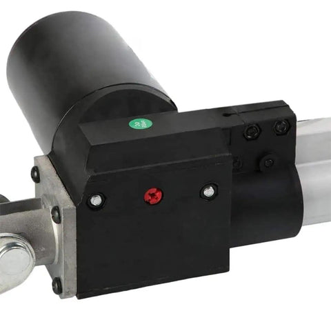 Close-up of Beefy 700mm 24V Linear Actuator With 5000N Thrust and 60W Output for TV lifts, boats, and appliances